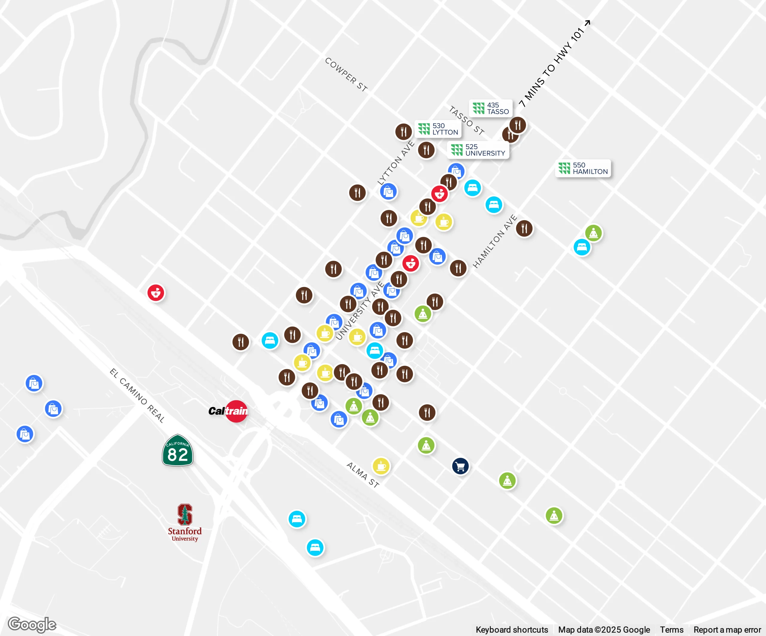 University Park map